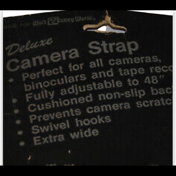 NWOT! VINTAGE 1982 Walt Disney World Magic Kingdom EPCOT Center Camera Strap - Picture 5 of 5